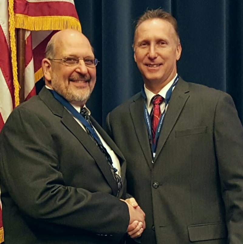 NYSCA Immediate Past President Louis Lupinacci and Council President John LaMonica